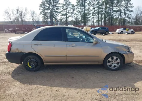 2004 Kia Spectra Ex/Lx z USA, uszkodzony, nr VIN KNAFE121045040480